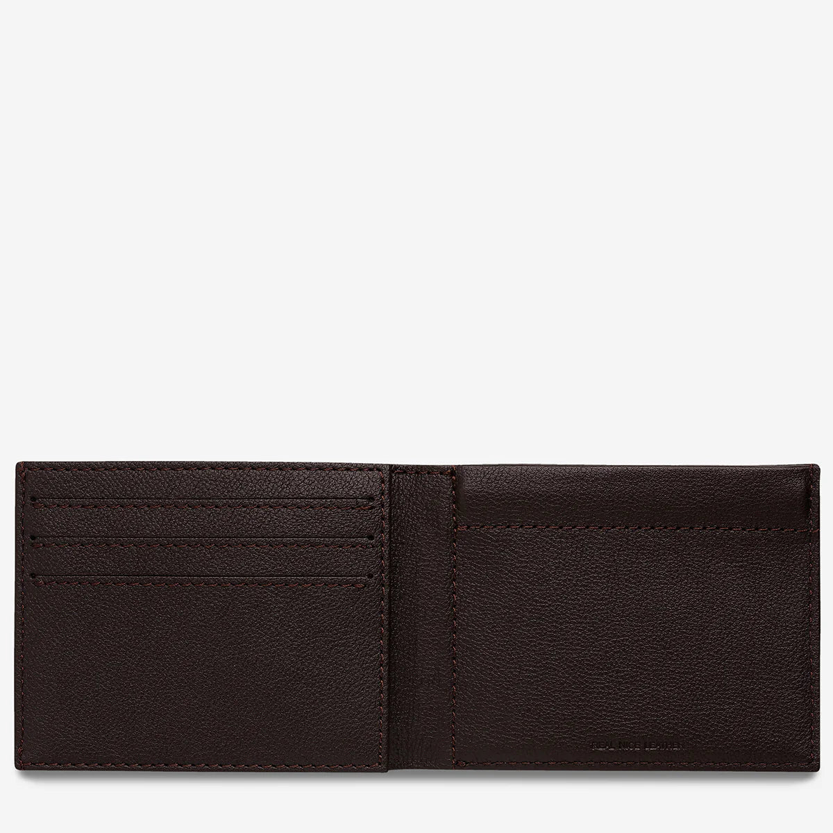STATUS ANXIETY Noah wallet - chocolate