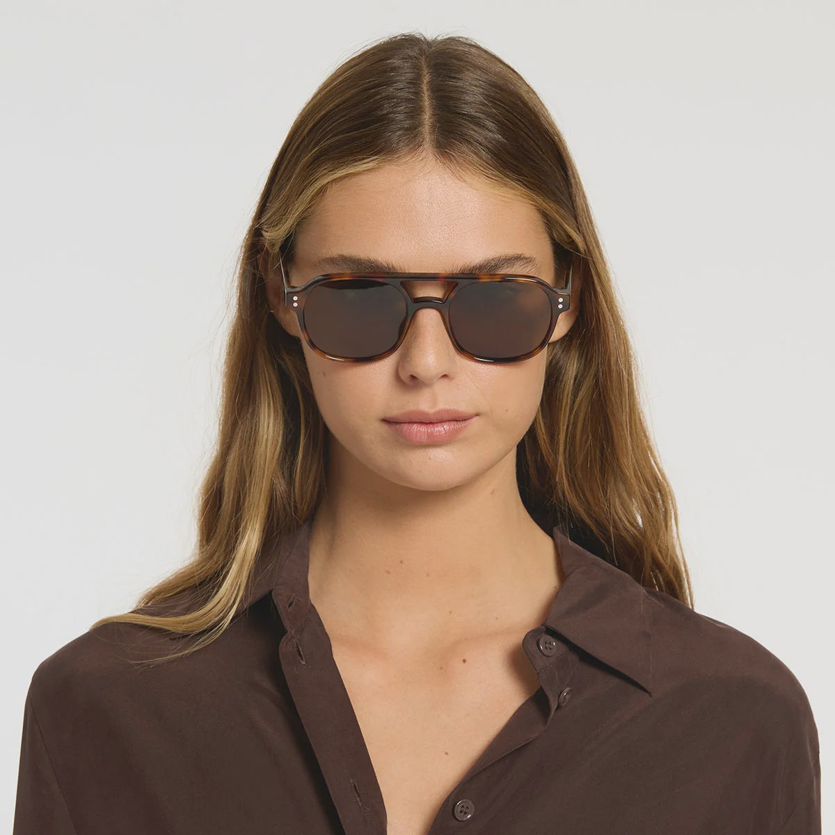 STATUS ANXIETY- Subliminal sunglasses Brown Tort