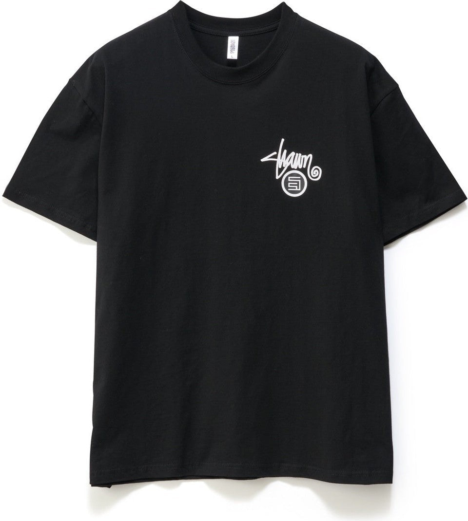 S DOUBLE Coat of arms ss tee - Black