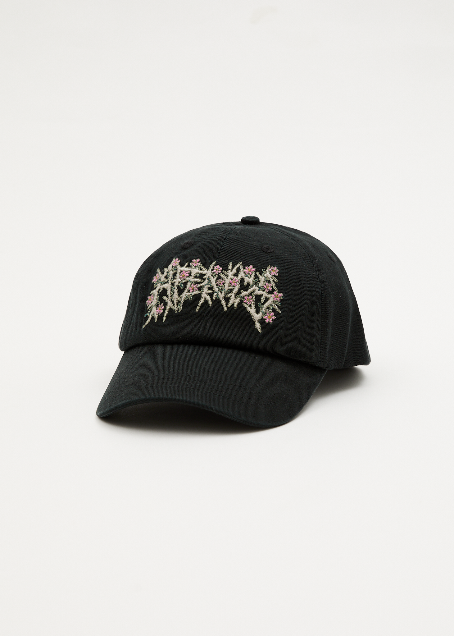 AFENDS Heavy petal five panel cap - Black