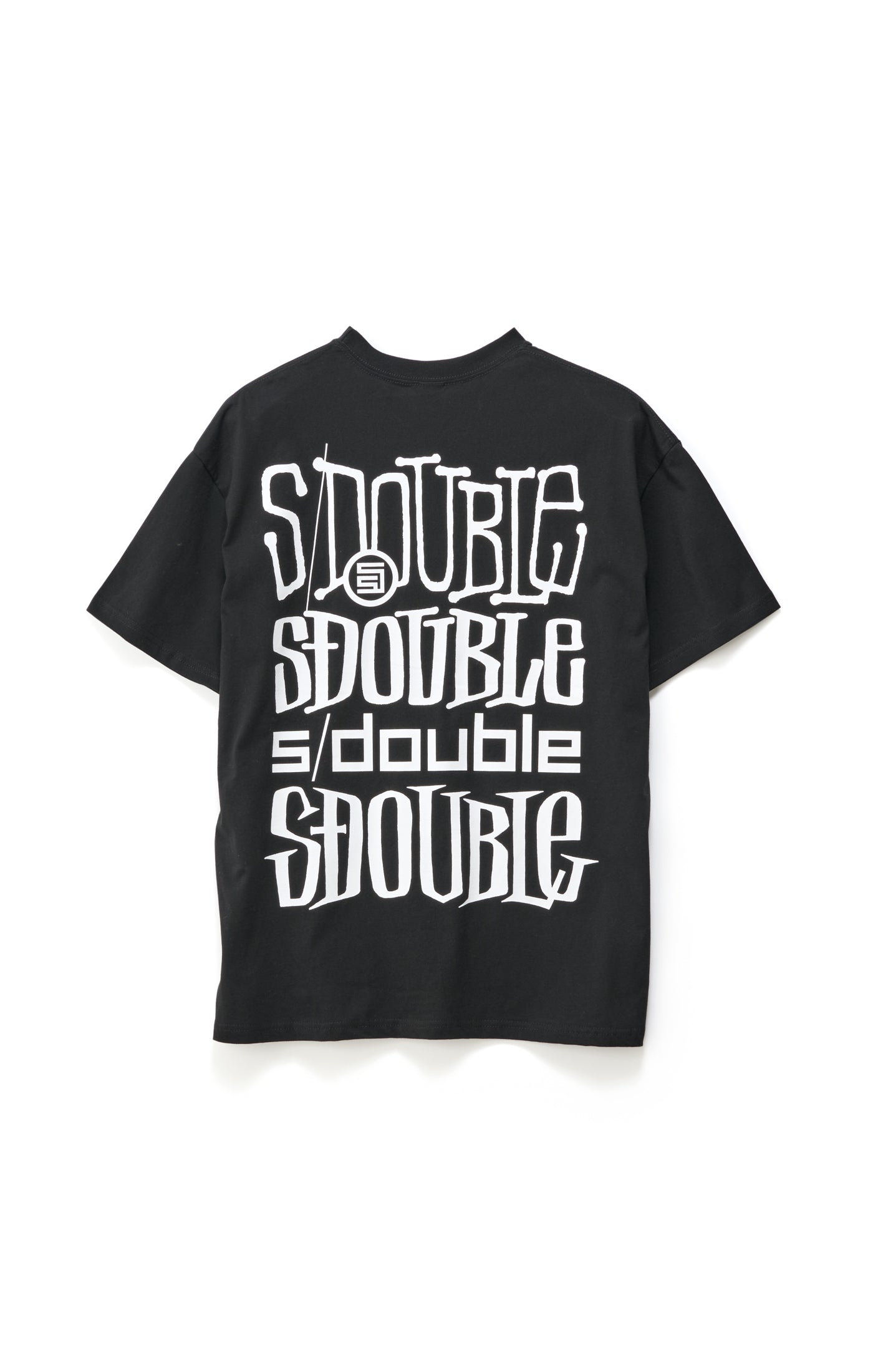 S DOUBLE Logofest Short Sleeve Tee - Black