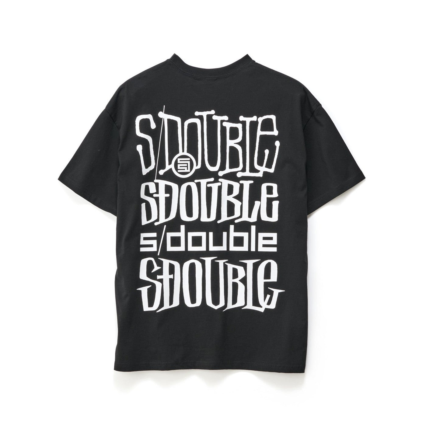 S DOUBLE Logofest Short Sleeve Tee - Black