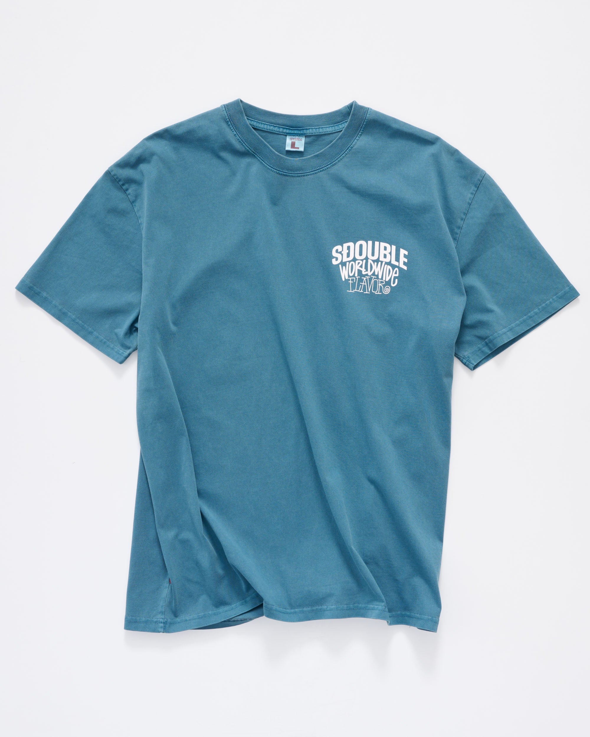 S DOUBLE Flavor t-shirt - Moroccan blue