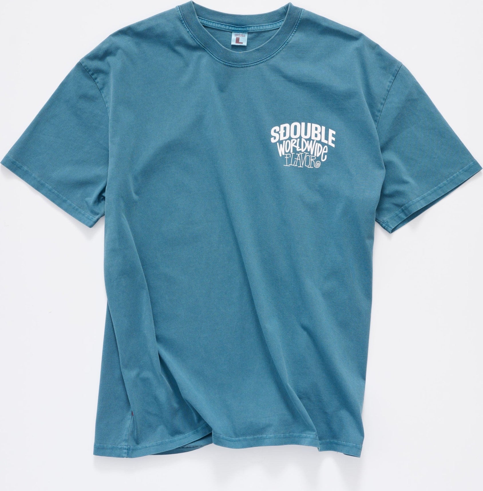 S DOUBLE Flavor t-shirt - Moroccan blue