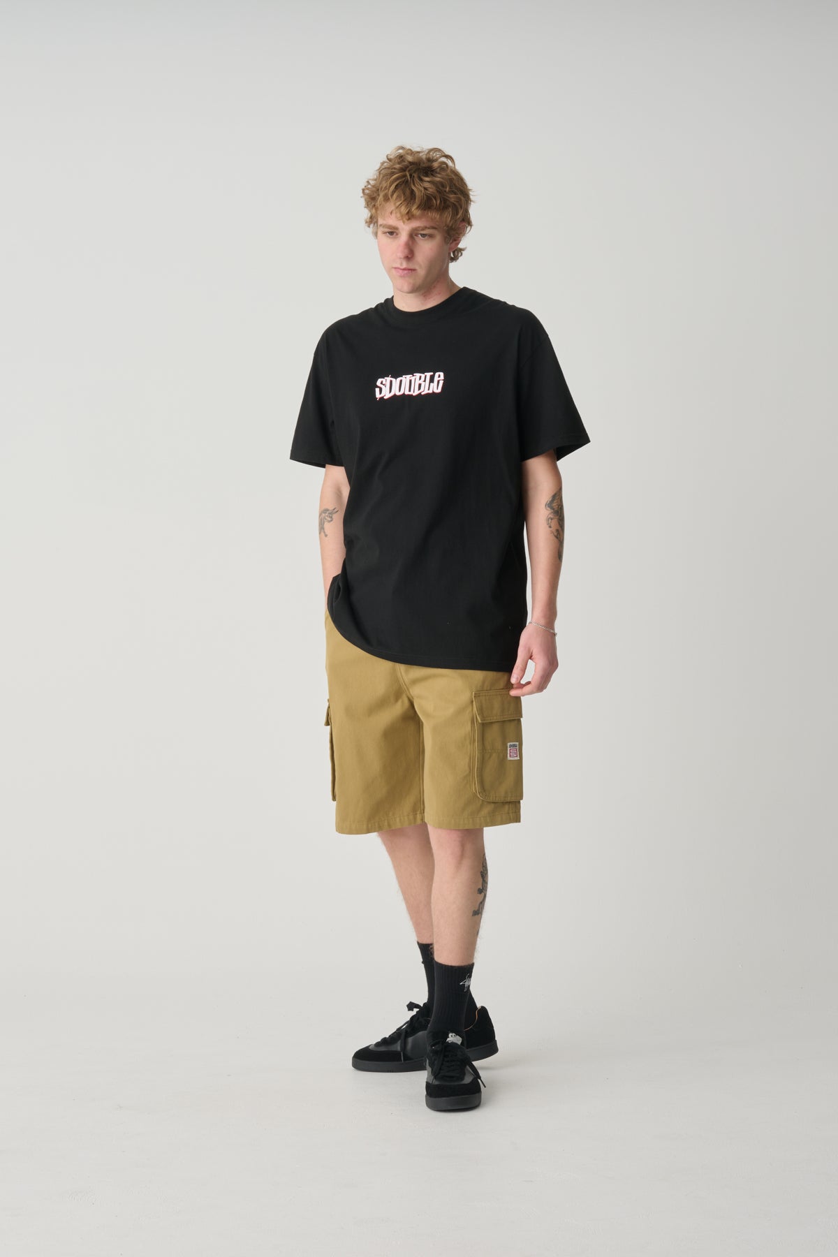 SDOUBLE Pintails tee - Black
