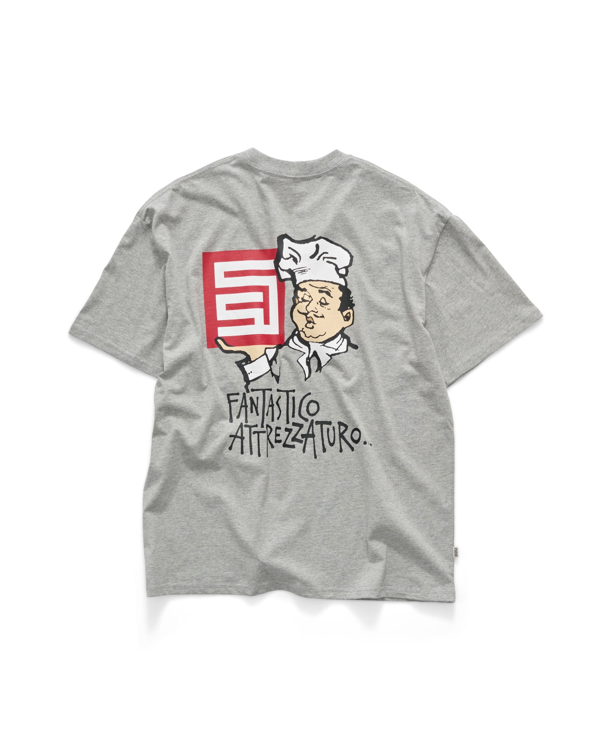 S DOUBLE Fantastico ss tee - Grey heather