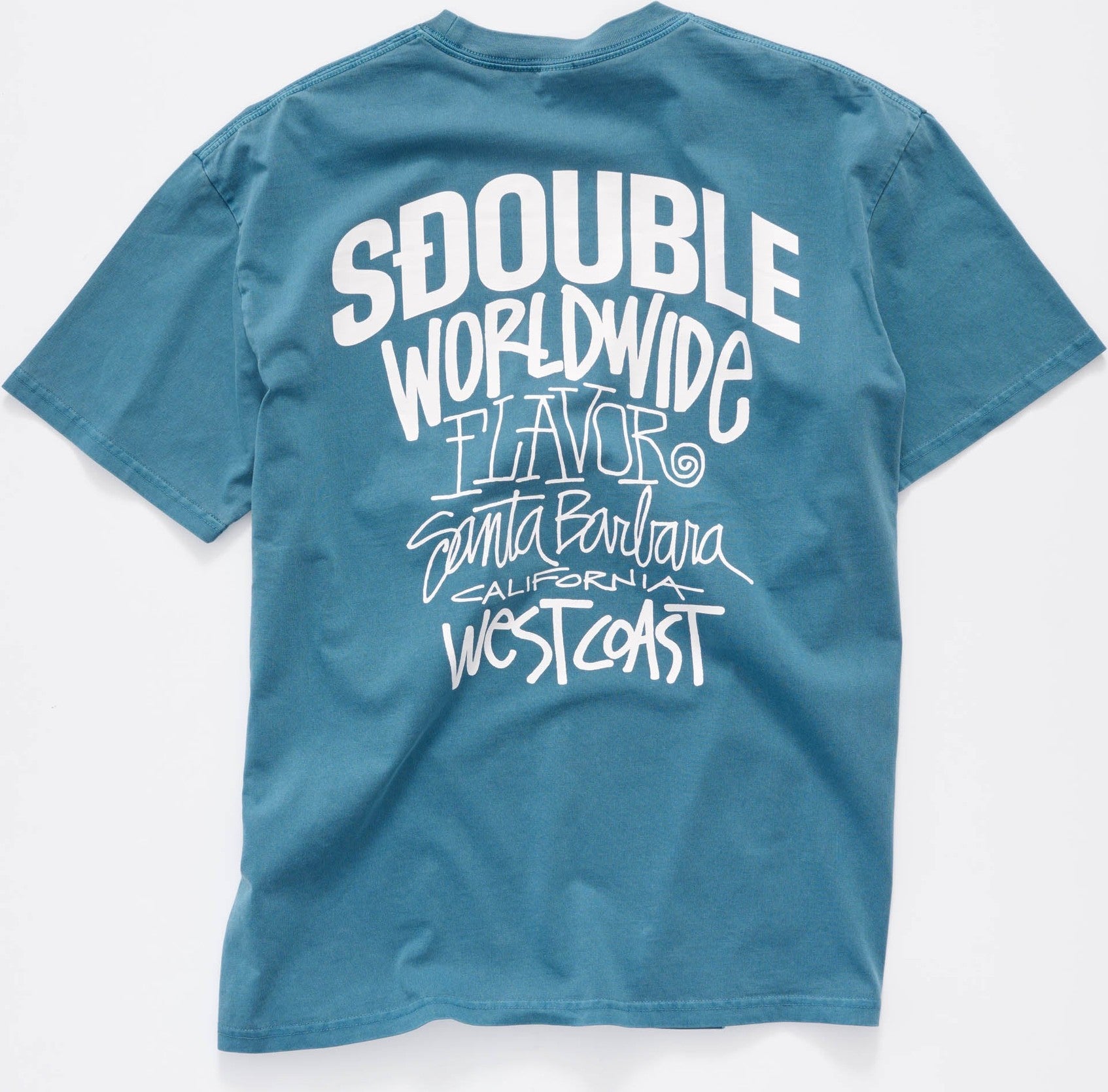 S DOUBLE Flavor t-shirt - Moroccan blue