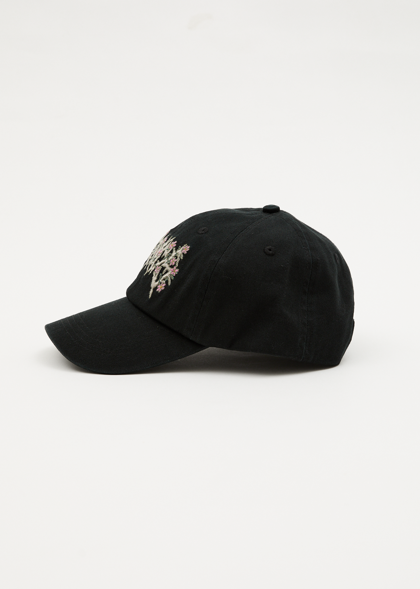 AFENDS Heavy petal five panel cap - Black
