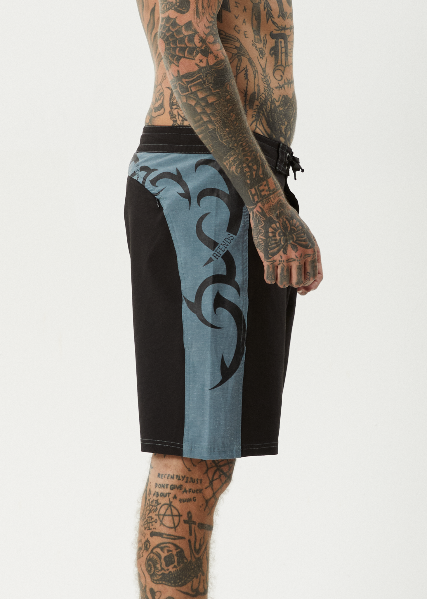 AFENDS My Tribe - Surf Related V2 Boardshort 20" - Black