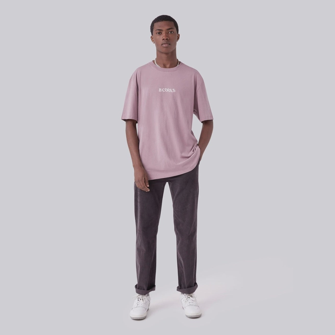 Barney Cools Realised Tee - Dusty Lilac