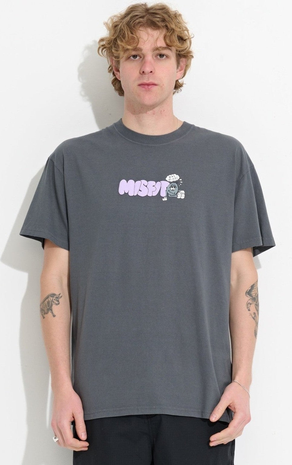 MISFIT Loving hopes ss tee -Pigment petrol
