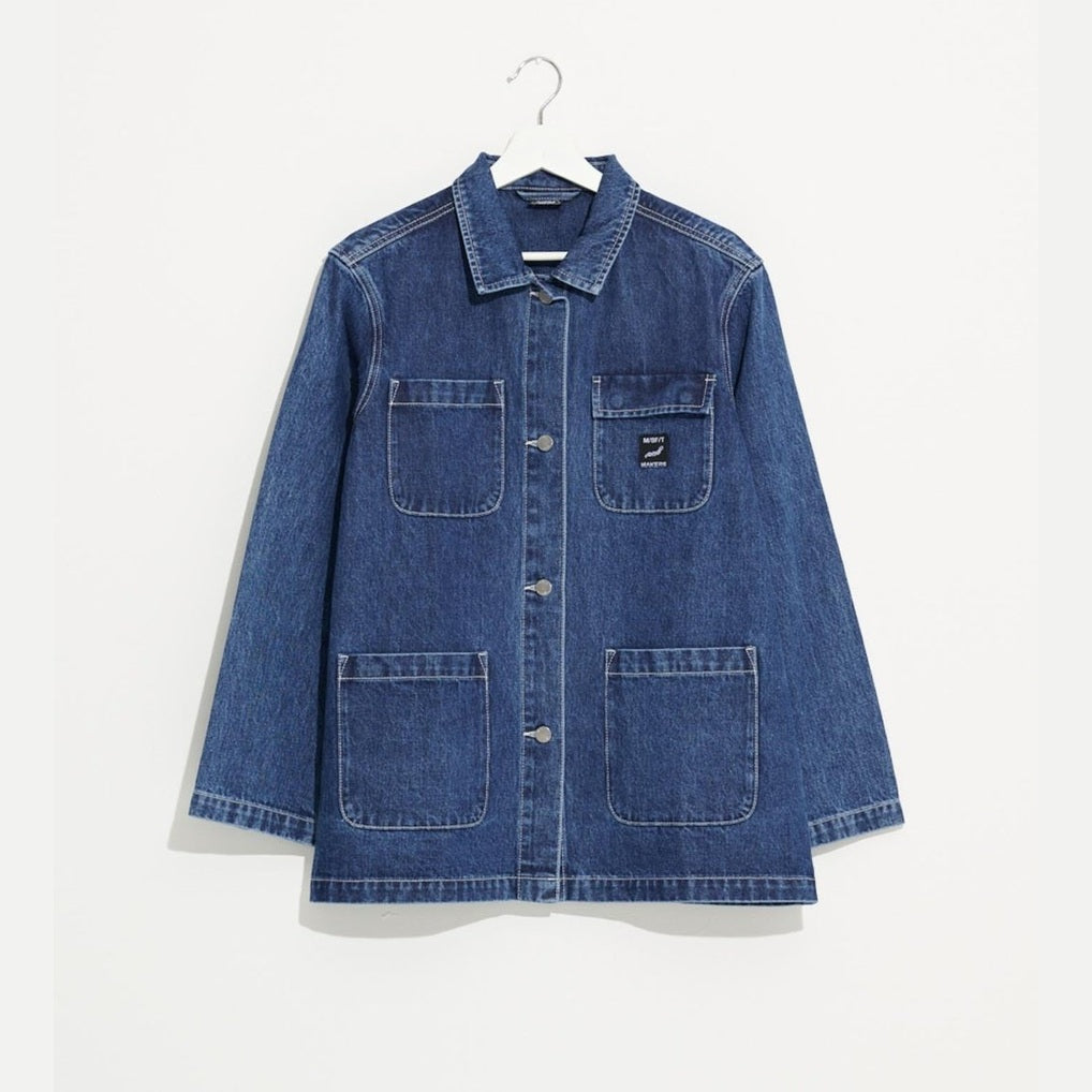 MISFIT Unisex chore jacket - Indigo