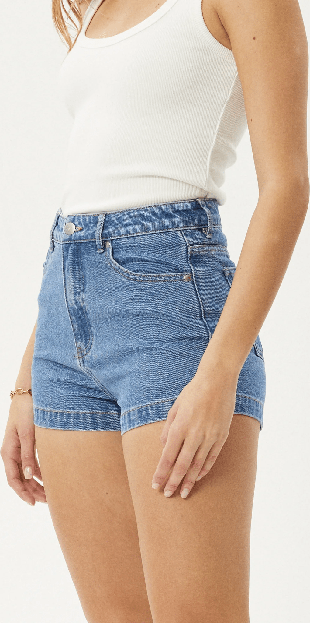 AFENDS Studio- Denim Short Denim Short - worn blue