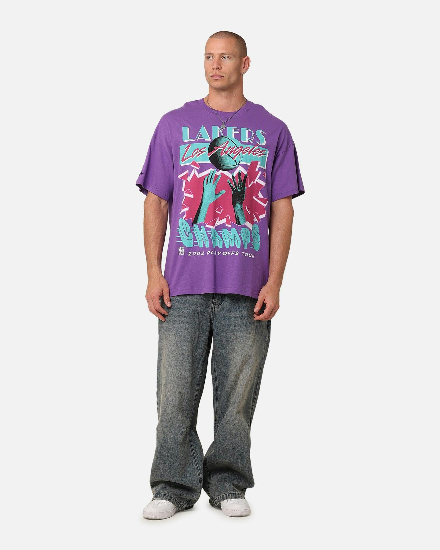 Mitchell & Ness Los Angeles Lakers 2002 Playoffs Tour T-Shirt