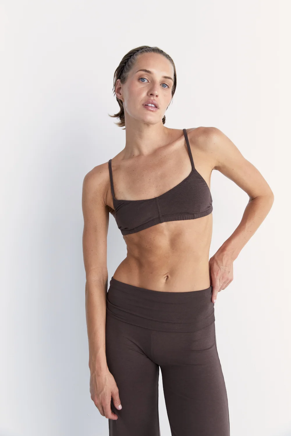 PINKY & KAMAL Day Bralette - Dark Brown