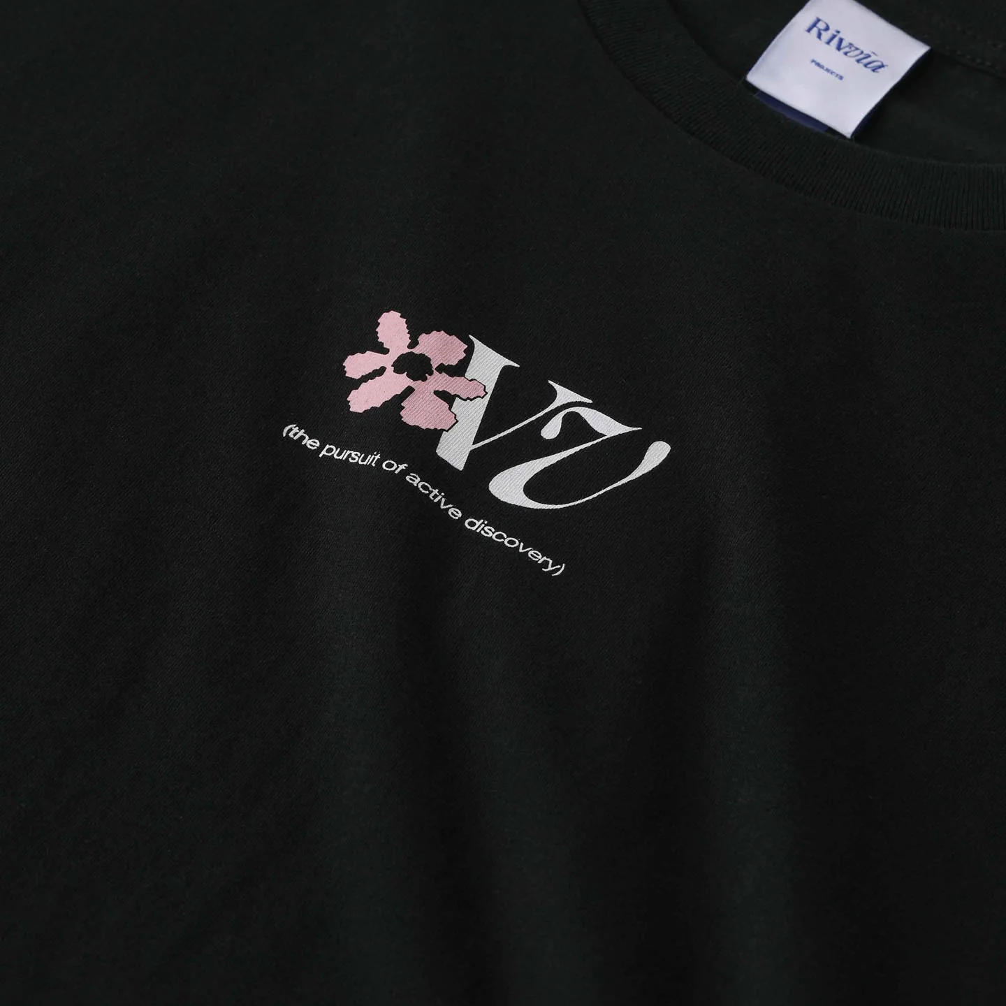 RIVVIA Digi flower t-shirt - Black