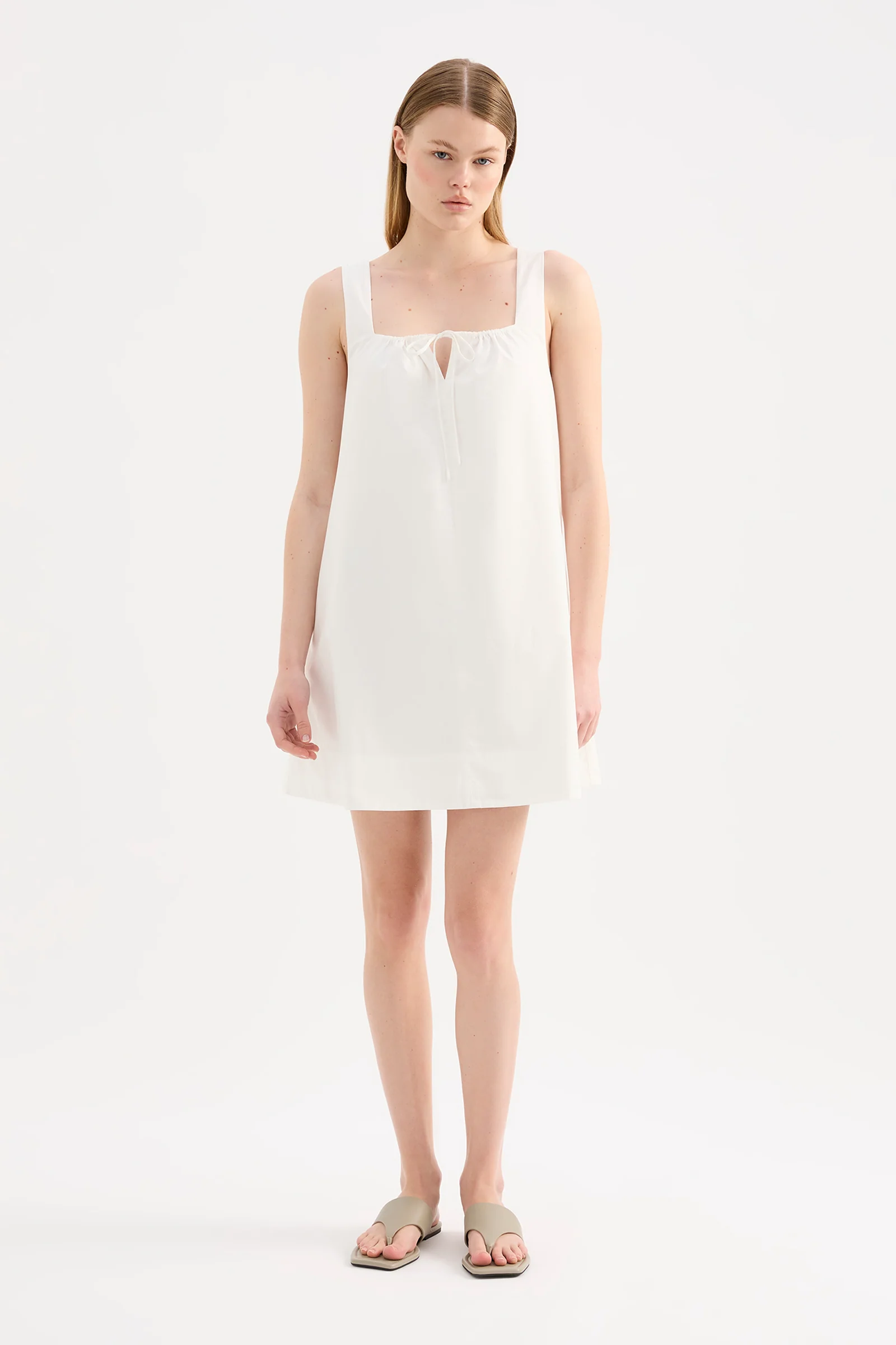 NUDE LUCY Alexis mini dress - White