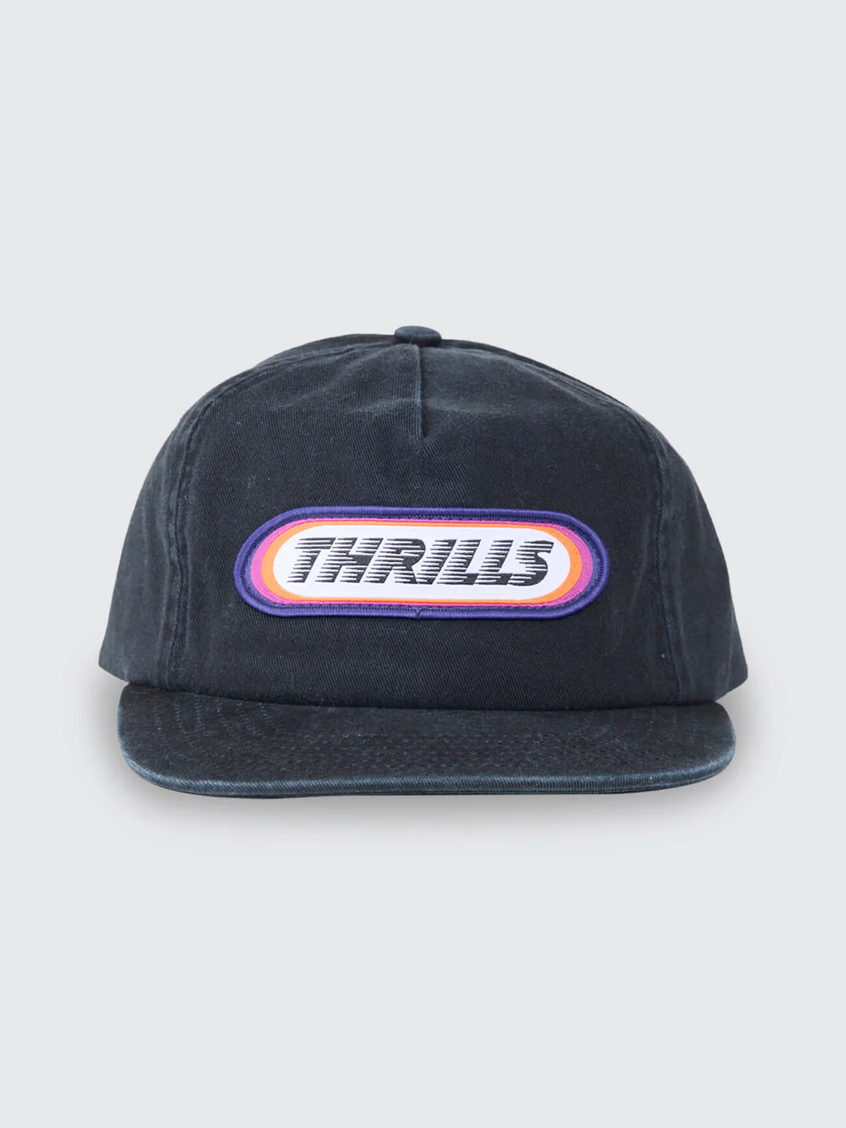THRILLS Built To Win 5 Panel Cap - Black