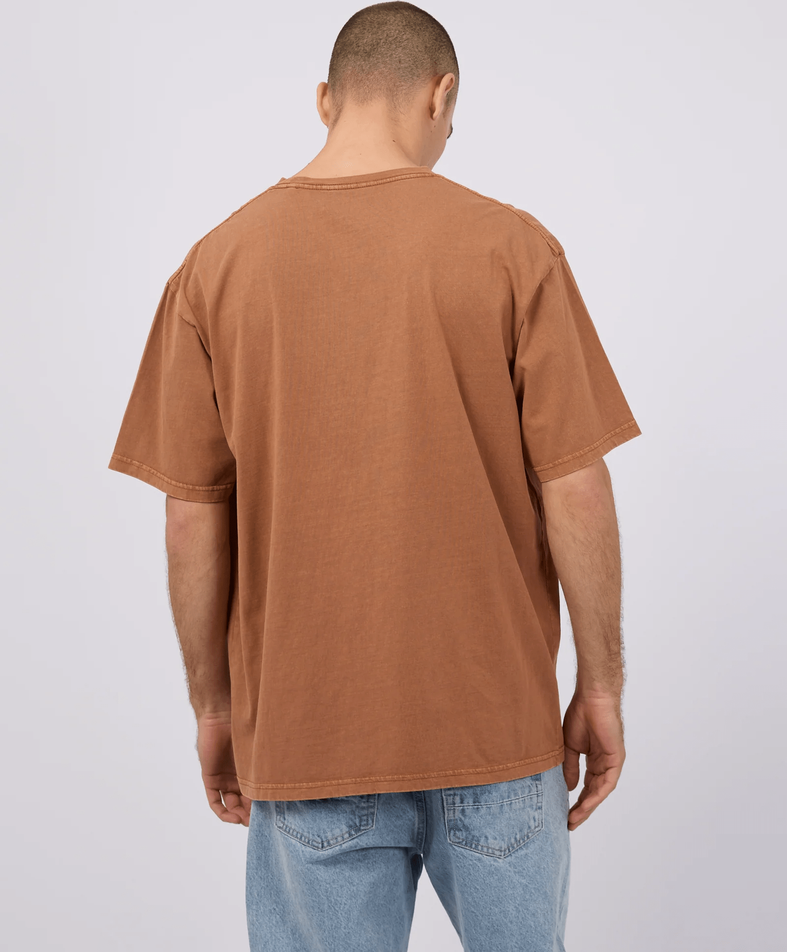 SILENT THEORY Oversized tee - Clay