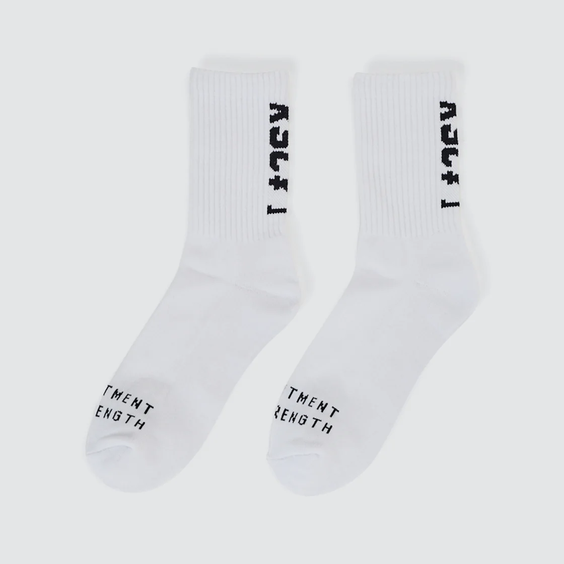 KSCY Raid 2Pk  Mid Socks - White