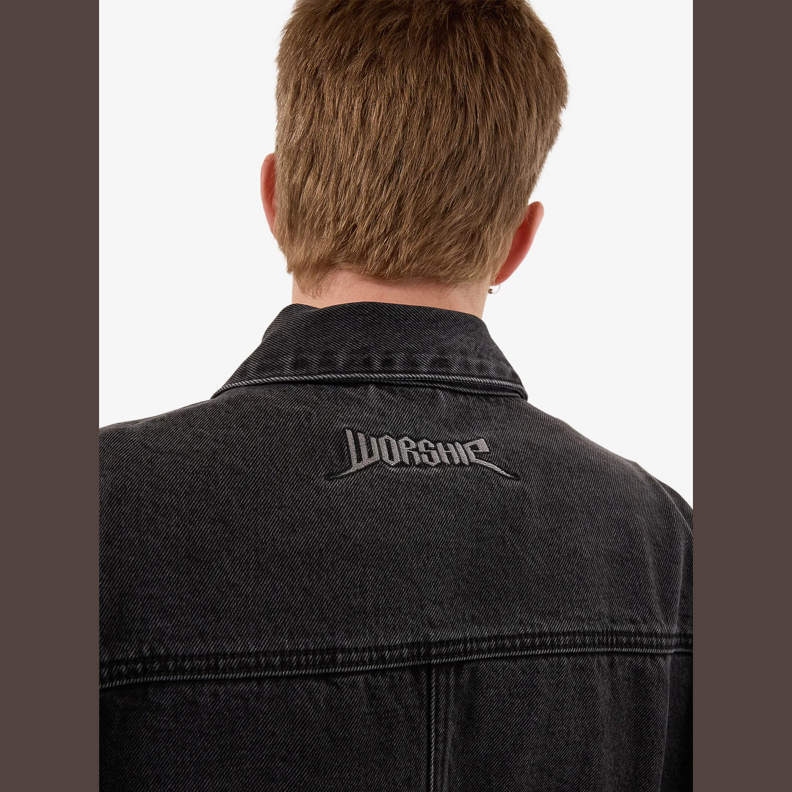 WORSHIP Nuclear Denim Jacket - Used Black