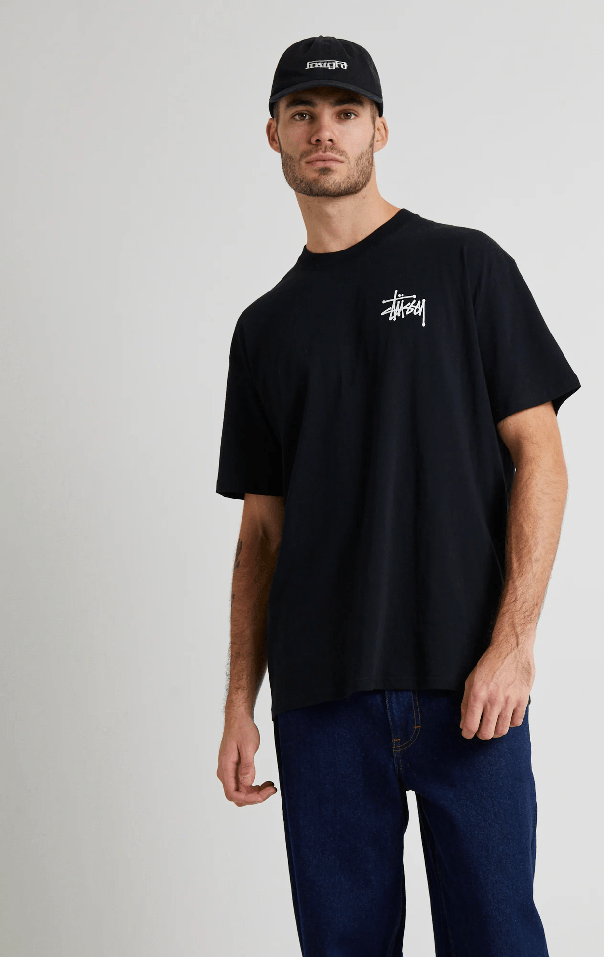 STUSSY - Graffiti LCB Ss Tee - Black