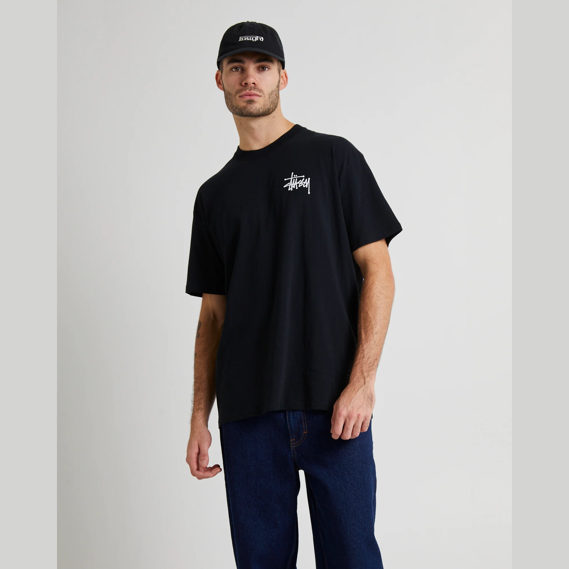 STUSSY - Graffiti LCB Ss Tee - Black