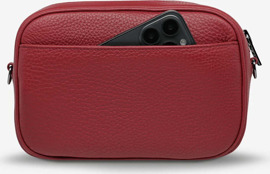 STATUS ANXIETY Plunder Bag With Webbed Strap - Rouge