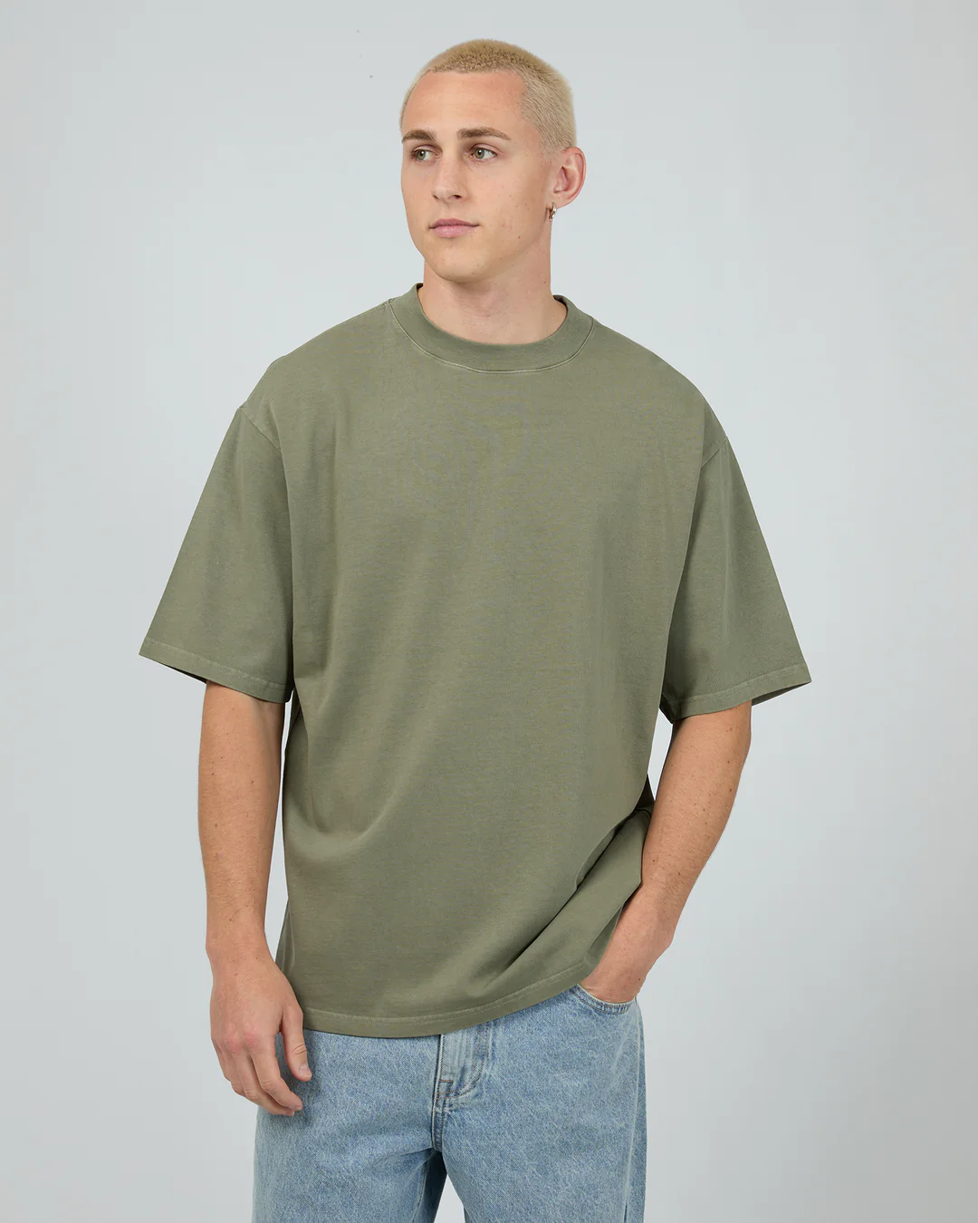 SILENT THEORY Heavy weight tee - Khaki