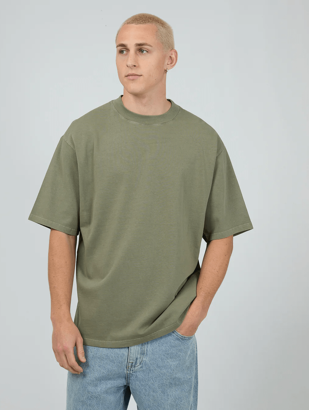 SILENT THEORY Heavy weight tee - Khaki