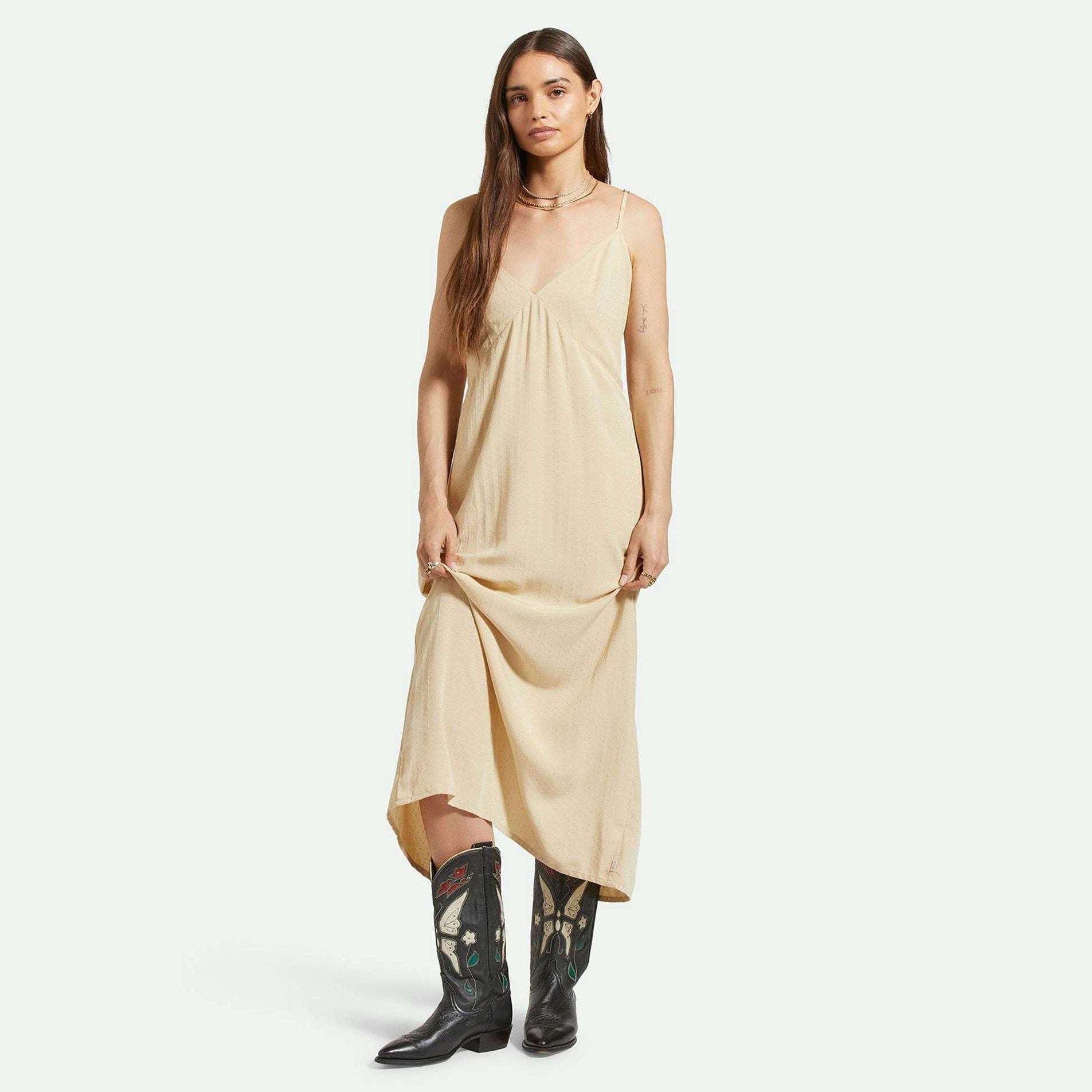 BRIXTON Vintage Slip Dress - Vintage white
