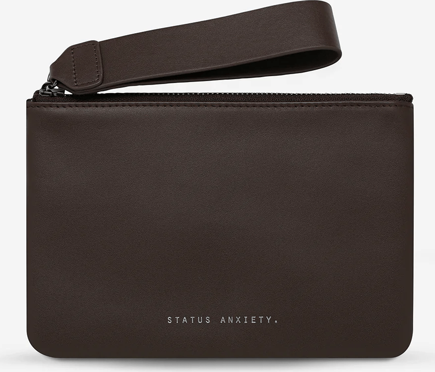 STATUS ANXIETY Take Your Chances Wallet - Cocoa Nappa