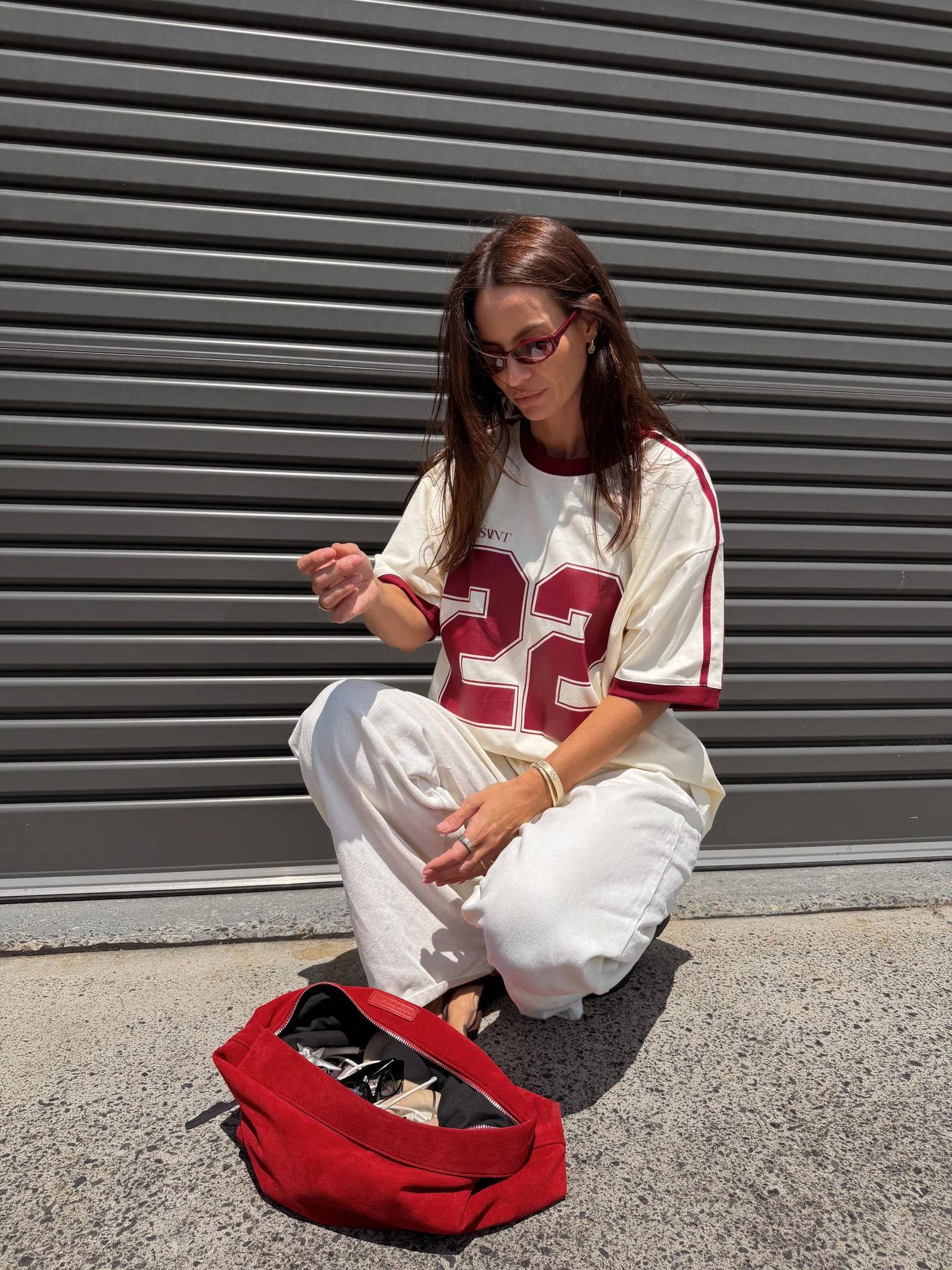 SSAINT Twenty two tee - Cherry