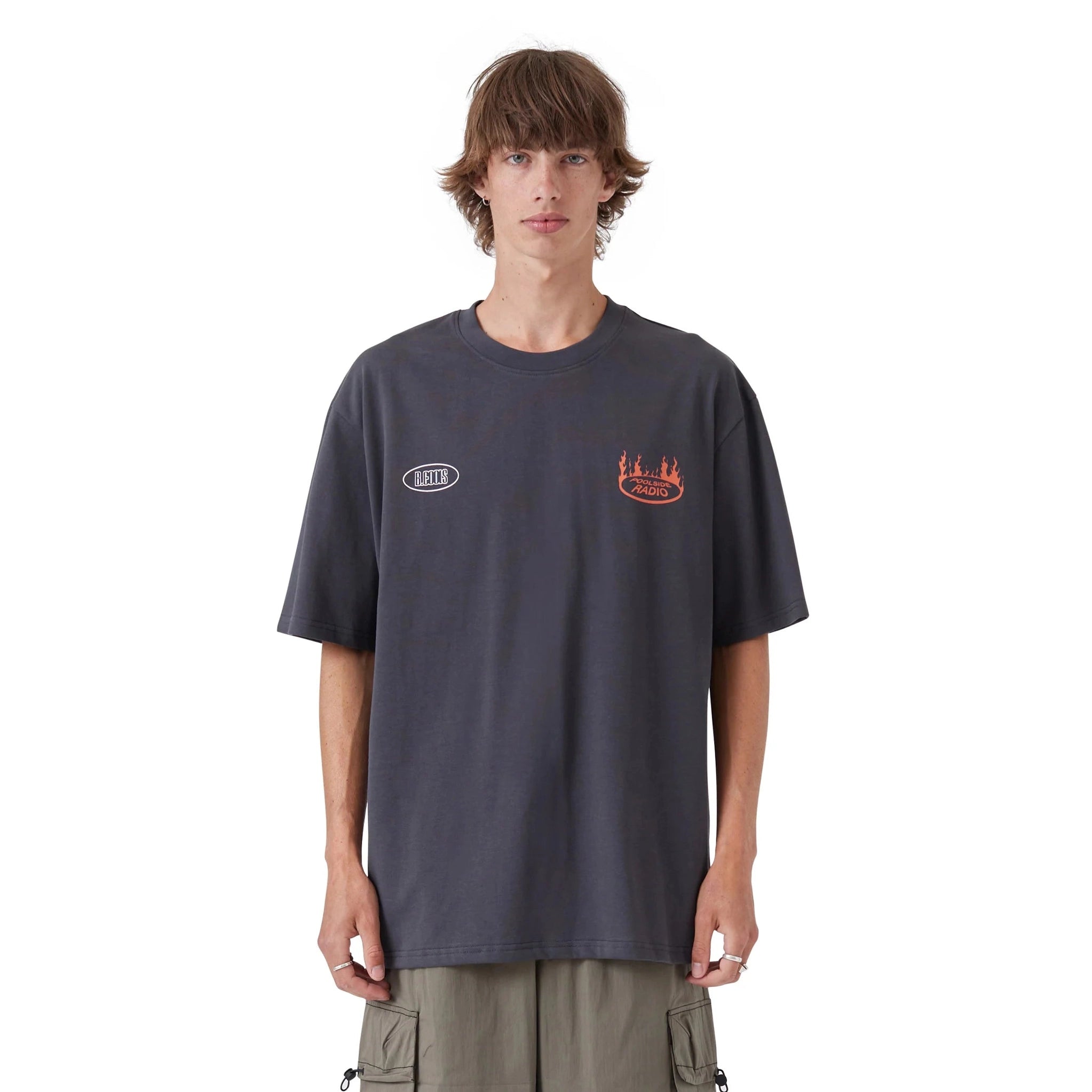 BARNEY COOLS NWO Tee- Washed Black