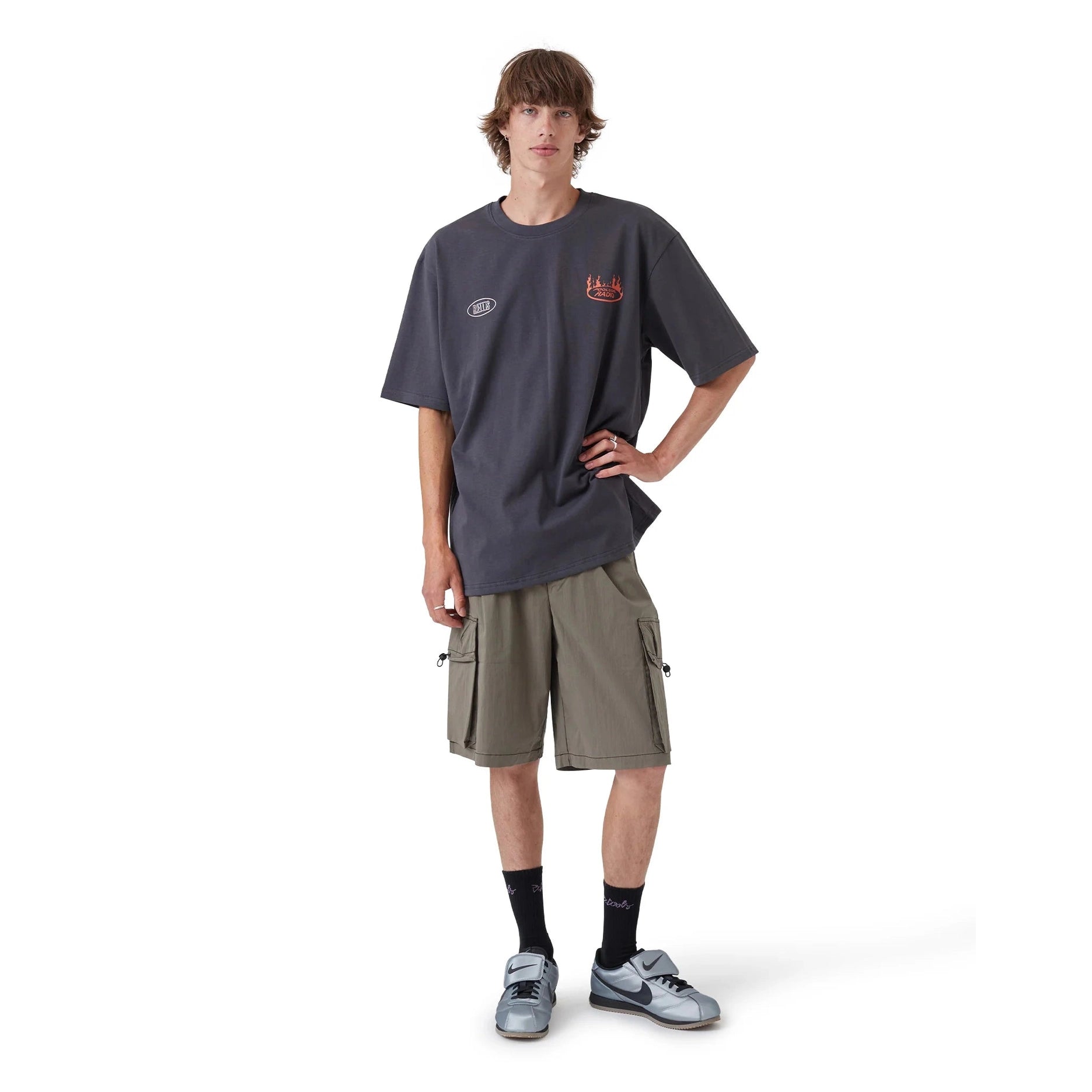 BARNEY COOLS NWO Tee- Washed Black