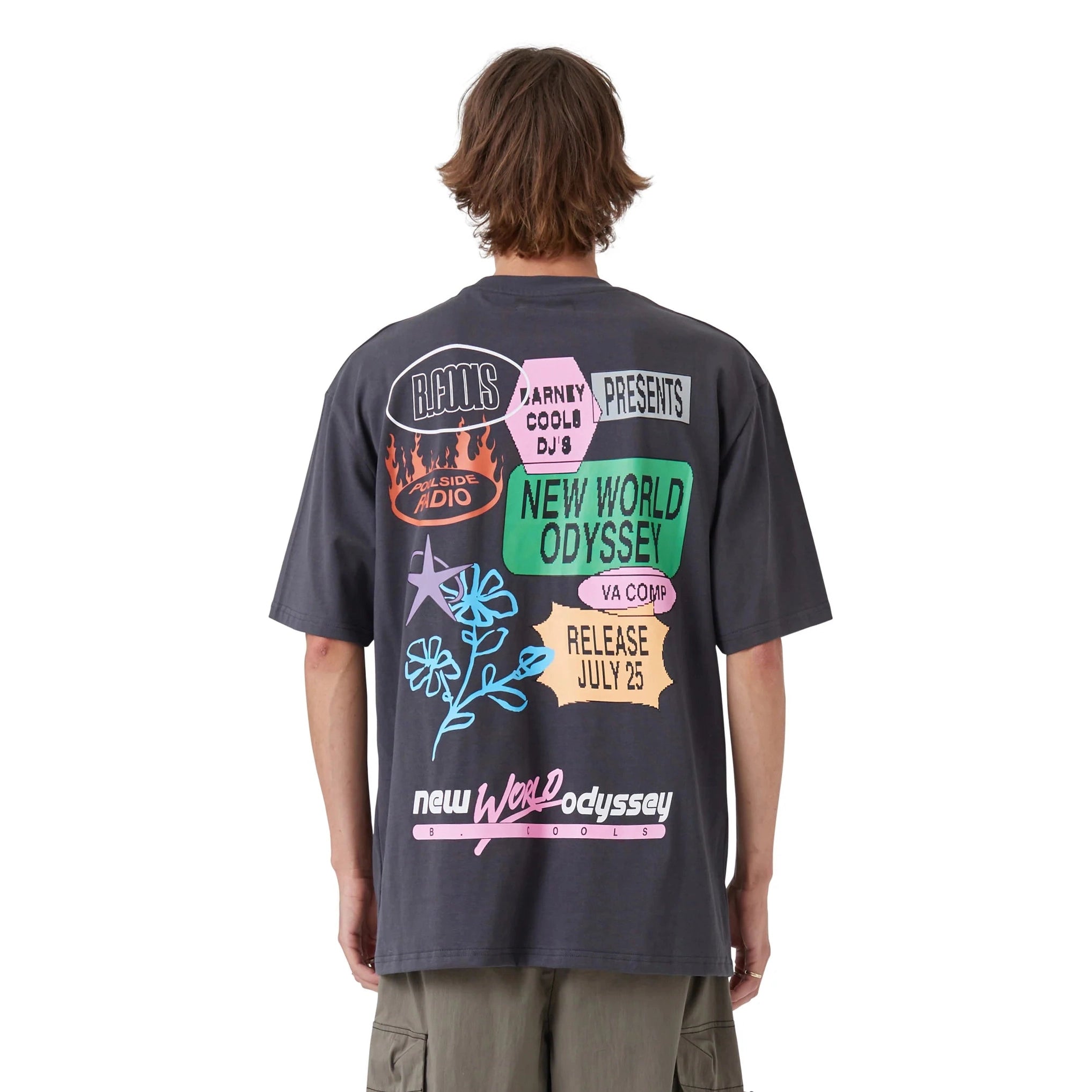 BARNEY COOLS NWO Tee- Washed Black