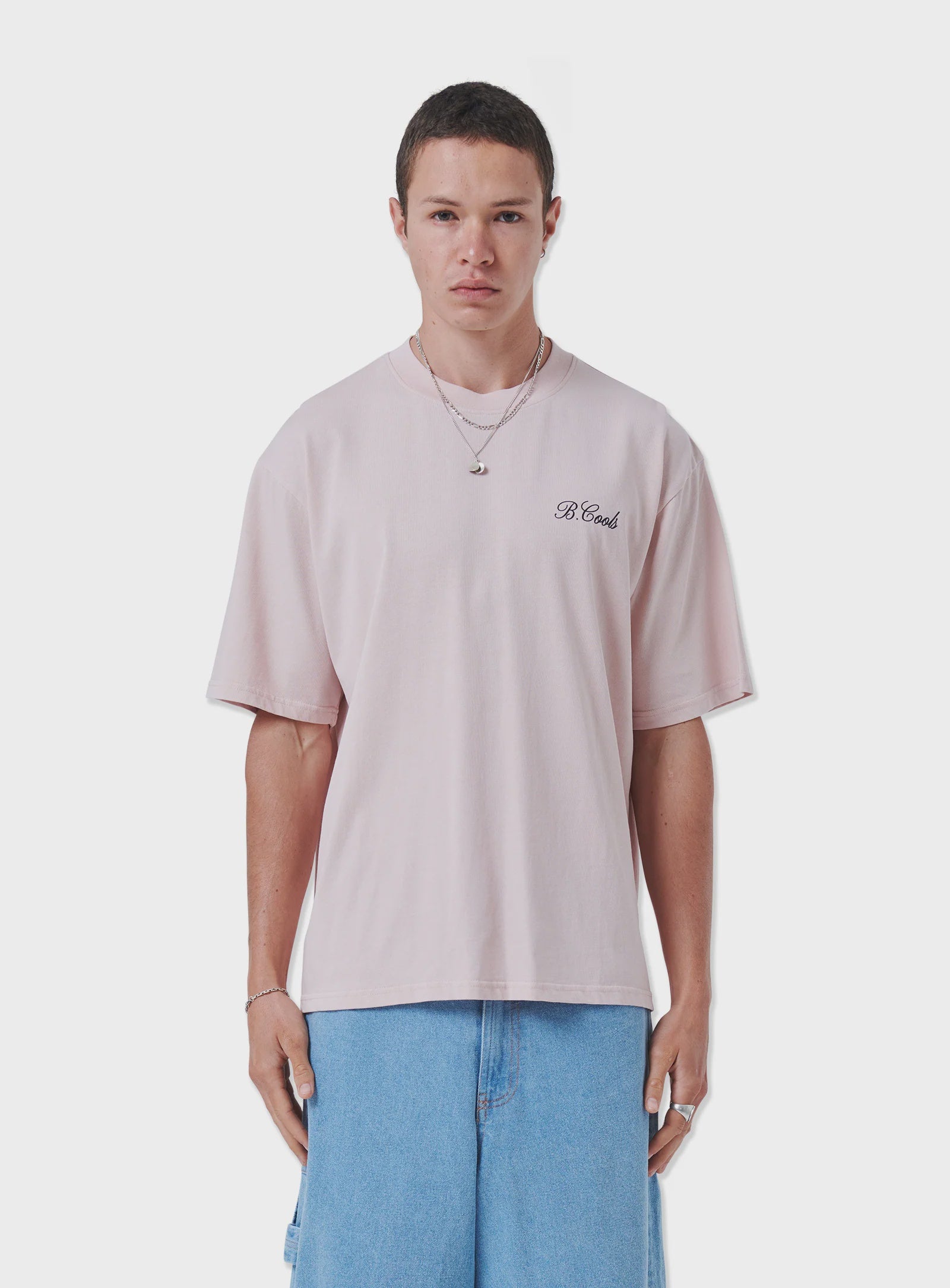 BARNEY COOLS Terrace T-shirt Faded Pink