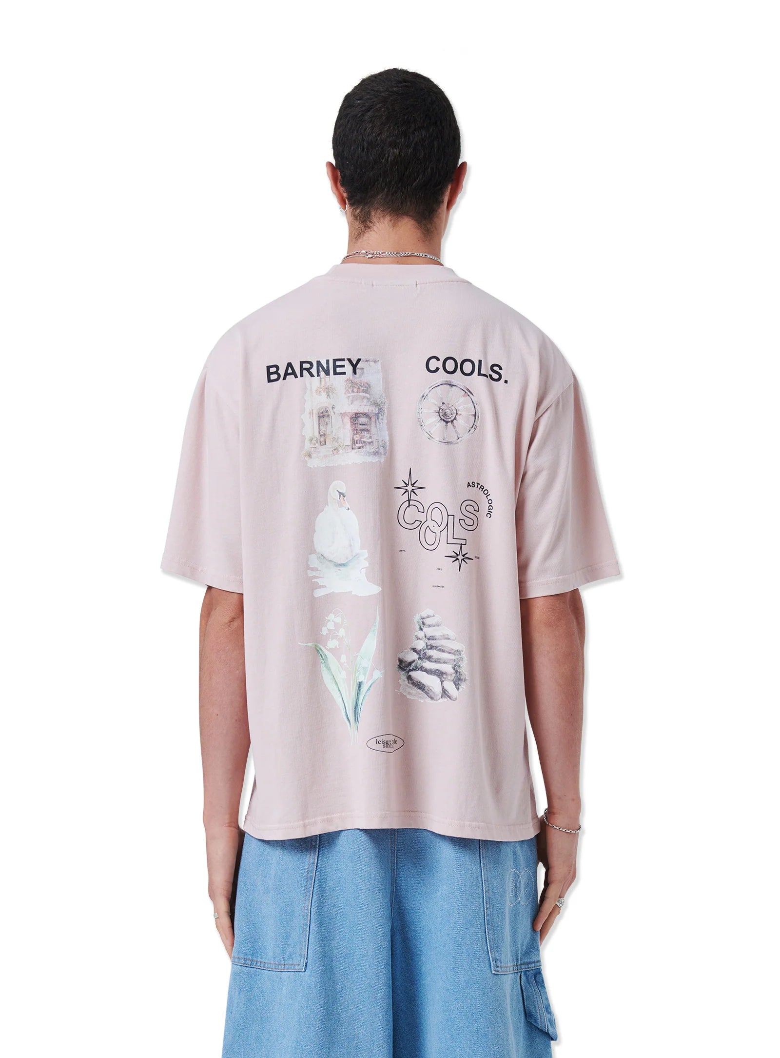 BARNEY COOLS Terrace T-shirt Faded Pink