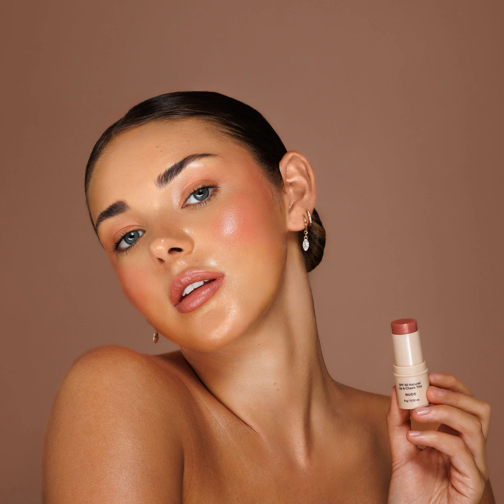 AVOCADO ZINC SPF 50 Natural lip & cheek tint - Nude
