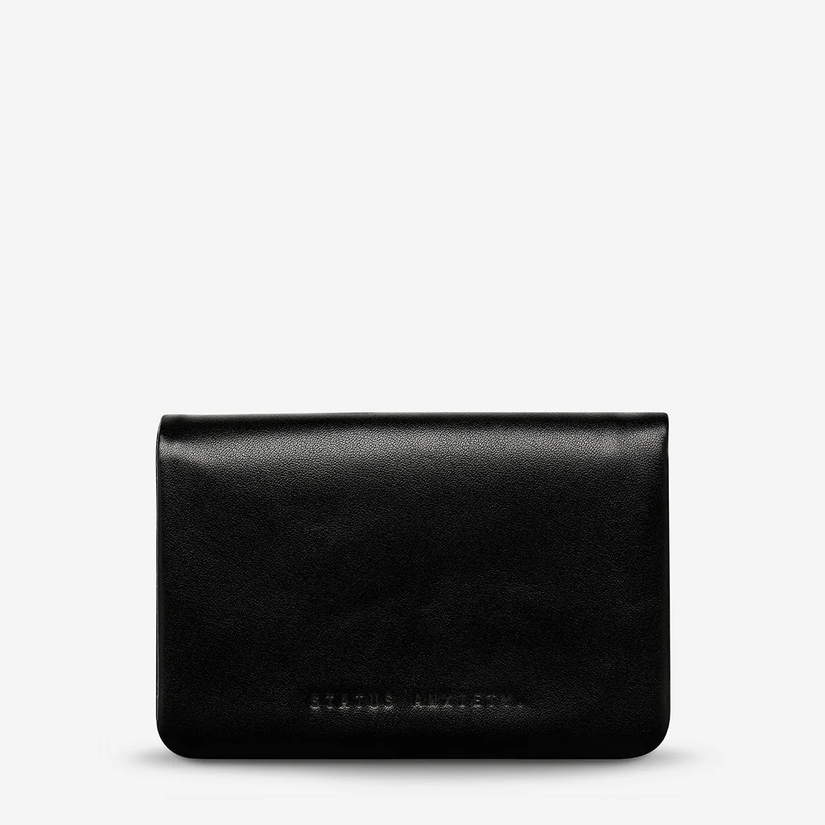 STATUS ANXIETY Is Now Better Wallet - Black Nappa