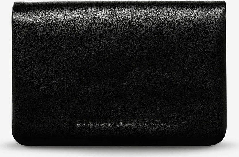 STATUS ANXIETY Is Now Better Wallet - Black Nappa