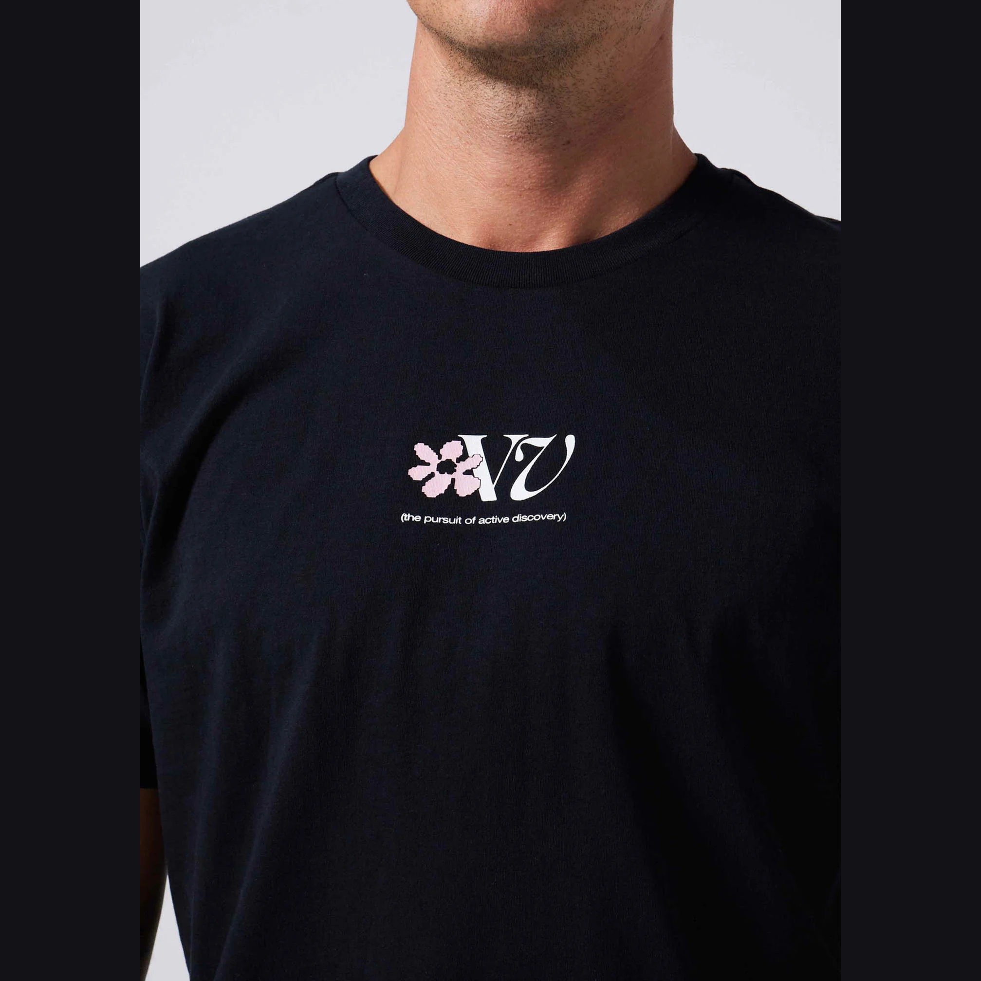 RIVVIA Digi flower t-shirt - Black