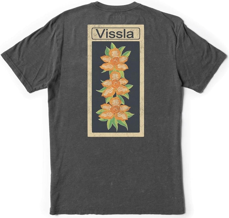 VISSLA Pupukea Pay Phone Cosmic Ss Tee - Phantom