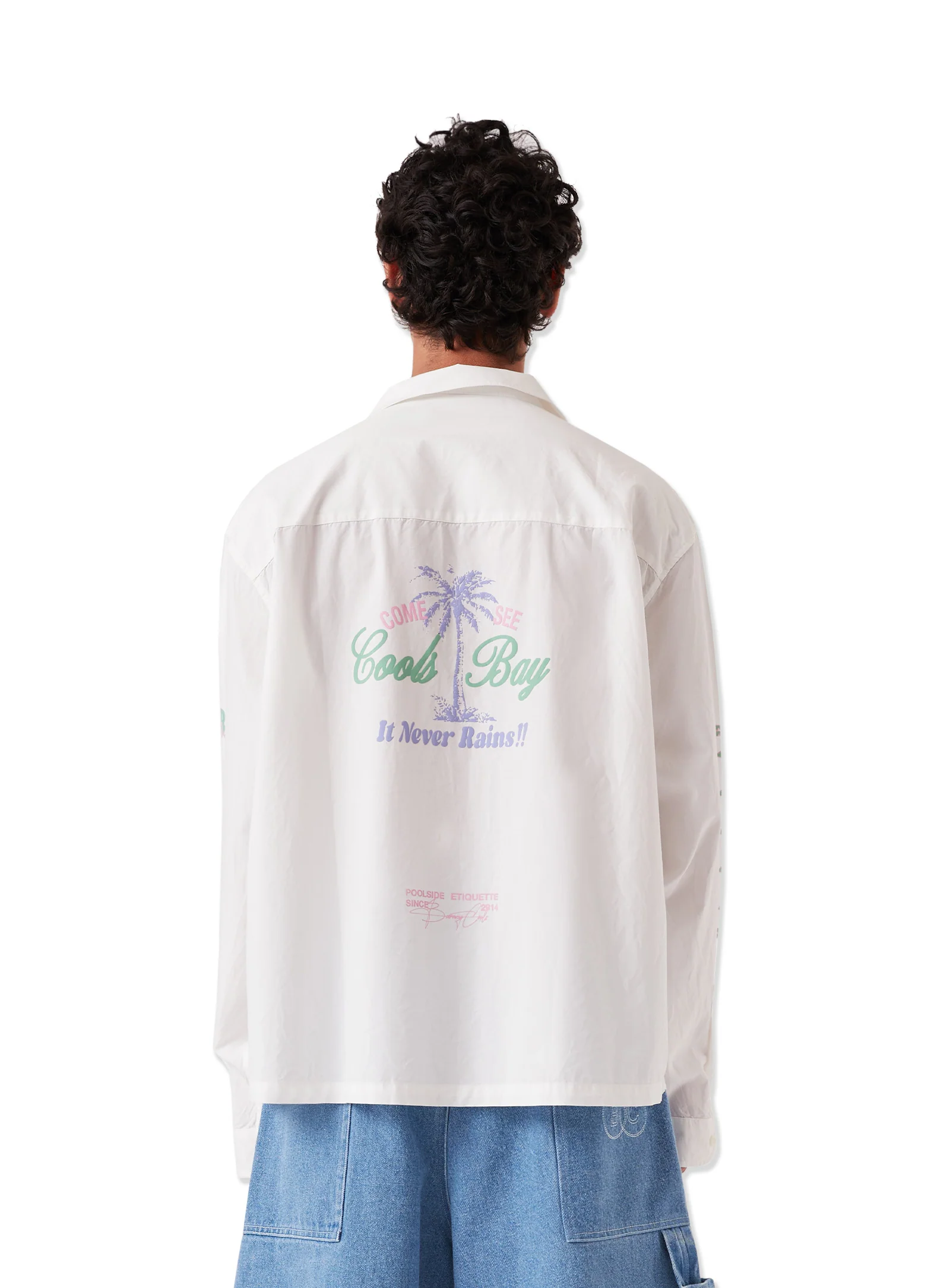 BARNEY COOLS Medley ls shirt - White