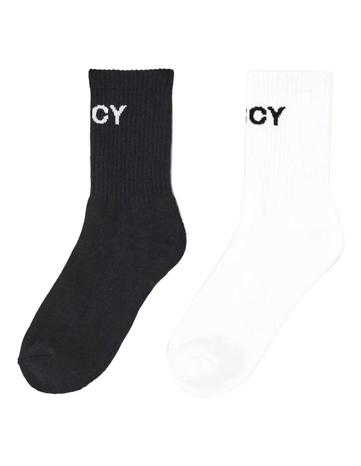 Kscy lost 2 pack mid sock multi colour