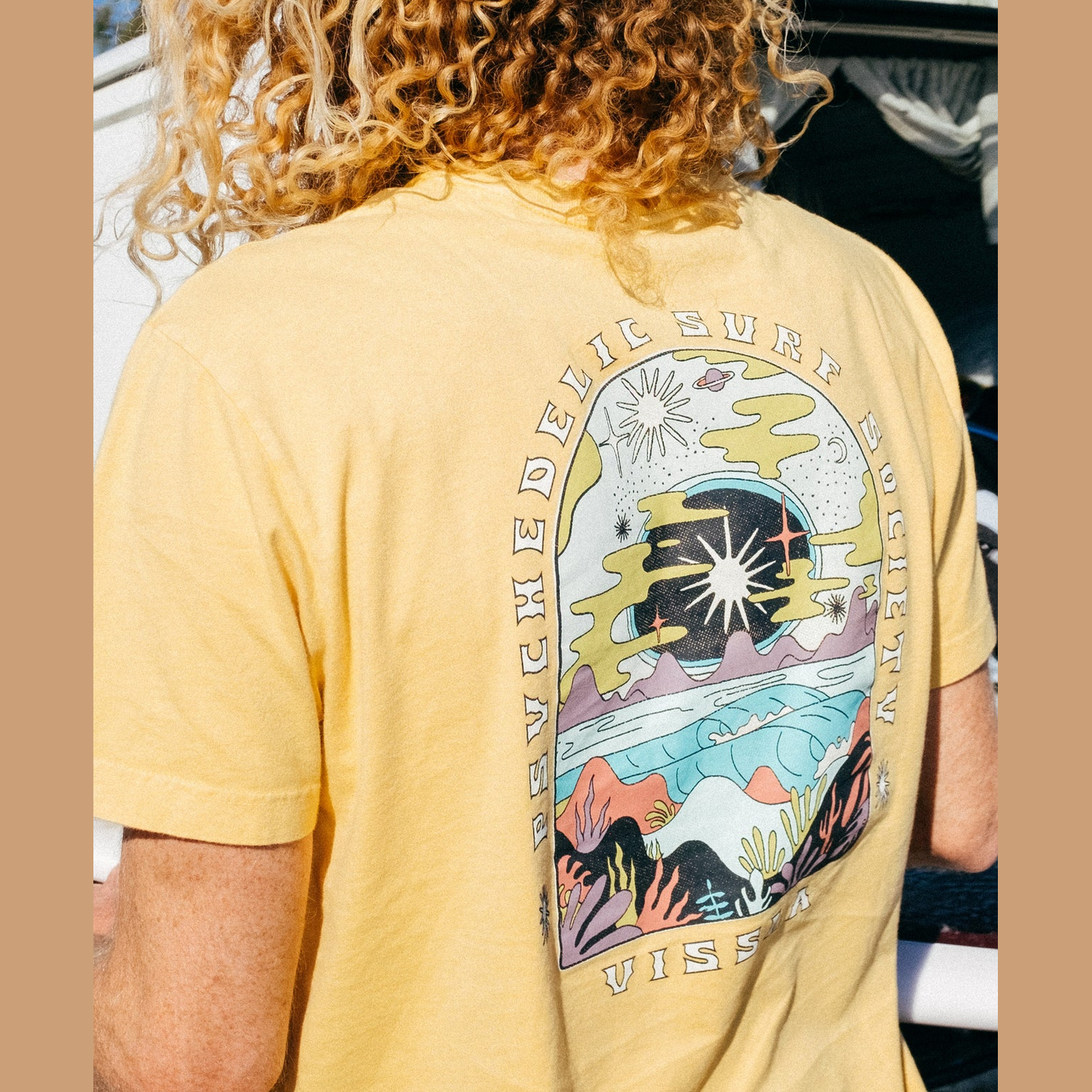 VISSLA Lucid Dreams Cosmic Ss Tee - Ale