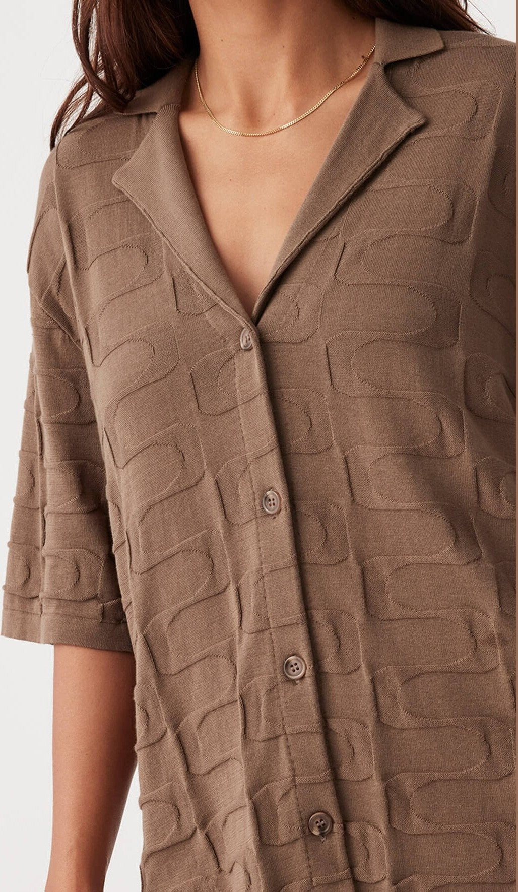 ARCAA Lara Organic Cotton Shirt - Cacao