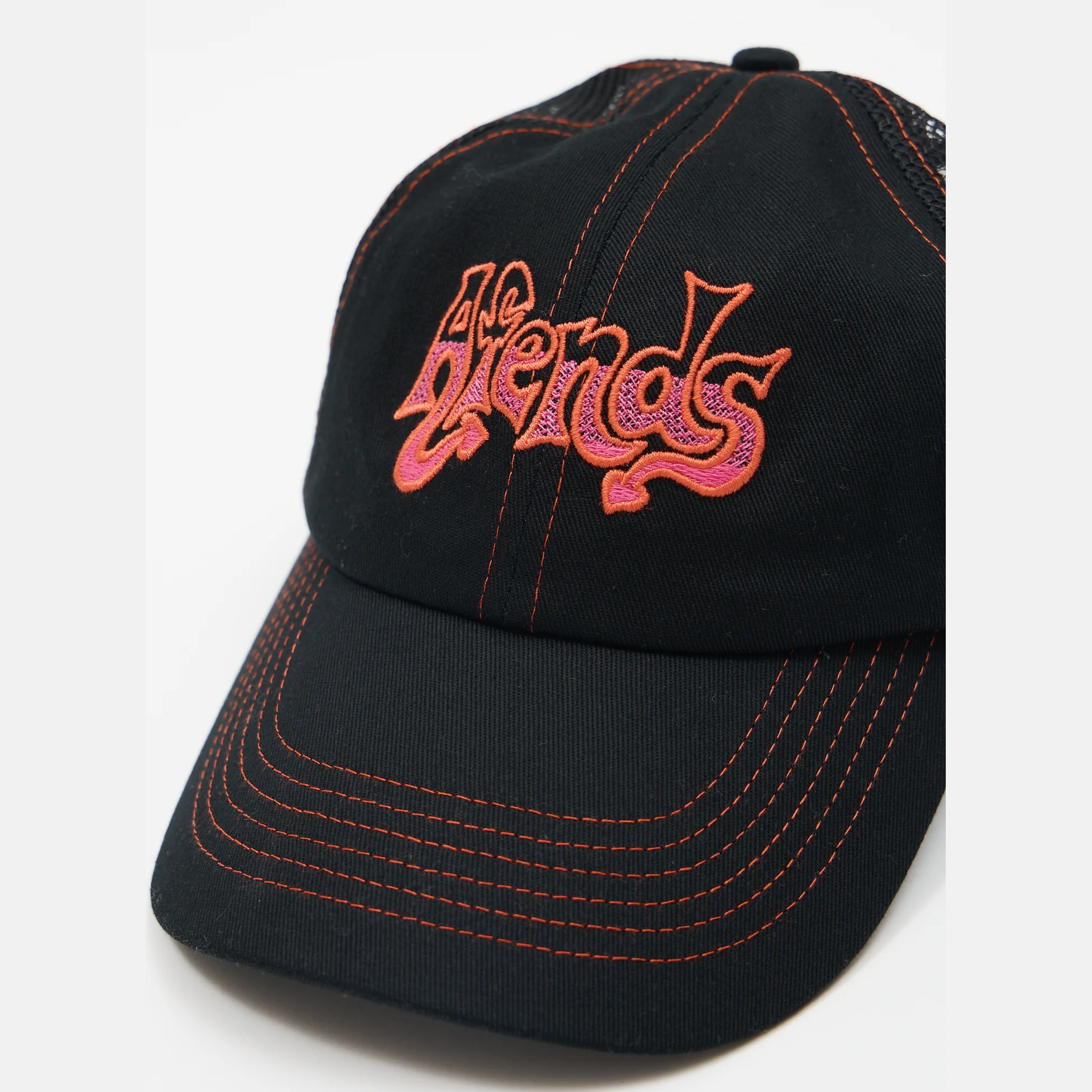 AFENDS Splash- Six Panel Mesh Cap - Black