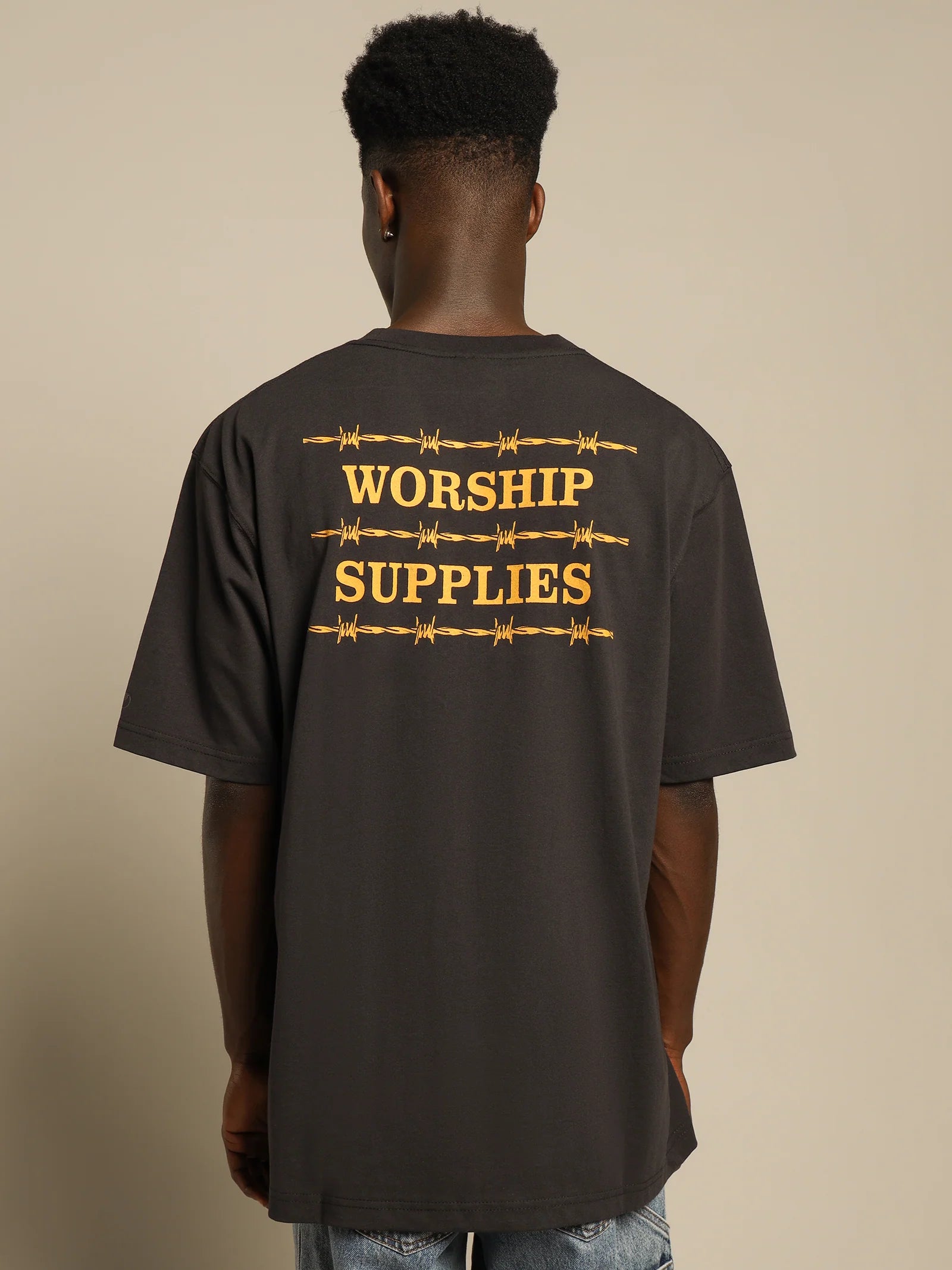 Worship Predictions Tee - Worn Black