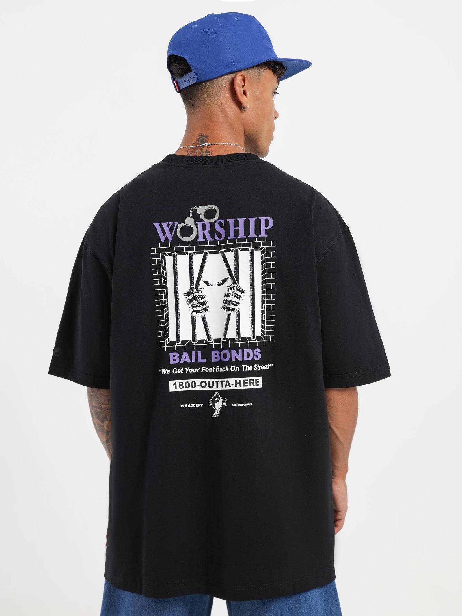 Worship Probation Tee - Black